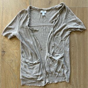 Loft by Ann Taylor size small short sleeve cardigan